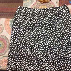 Black and white skirt!